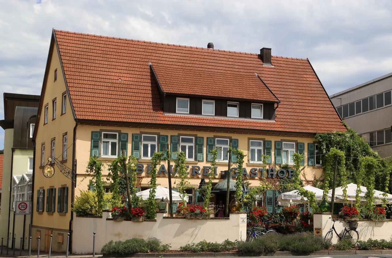 Brauereigasthof Dachsenfranz Zuzenhausen Екстериор снимка